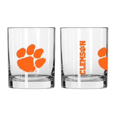 Clemson 14 oz Gameday Rock Glass