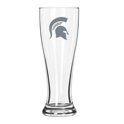 Michigan State 16 oz Frost Pilsner Glass