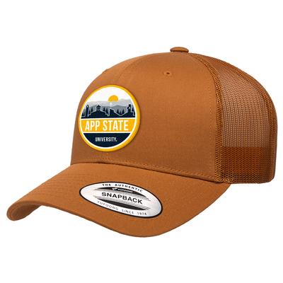 Appalachian State Uscape Scenic Patch Trucker Adjustable Hat