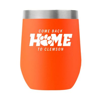 Clemson GTL Come Back Home 12 Oz Stemless Tumbler