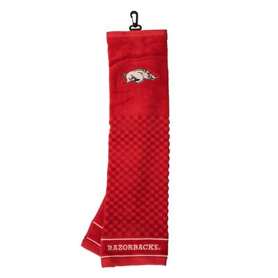 Arkansas Embroidered Golf Towel