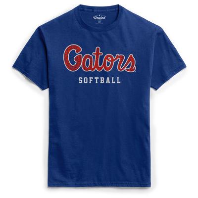 Florida League Women's Gator Skin Script Softball Tee