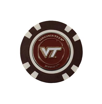 Virginia Tech Single Golf Chip W/ Marker