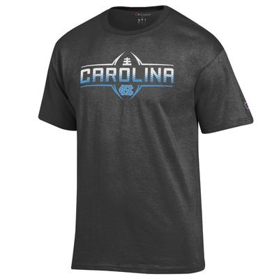 UNC Champion Vertical Football Tee