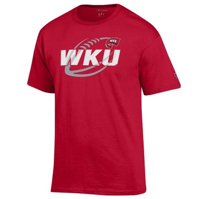 Western Kentucky Champion Football Slant Tee