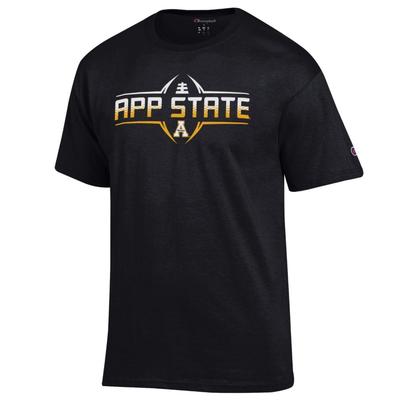 Appalachian State Champion Vertical Football Tee
