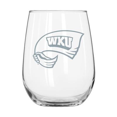Western Kentucky Frost Curved Beverage Glass