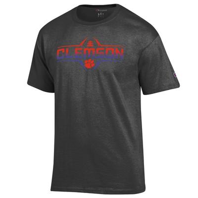 Clemson Champion Vertical Football Tee