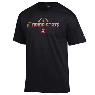 Florida State Champion Vertical Football Tee