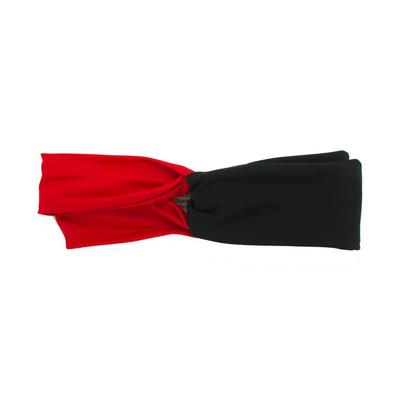 Pomchie Red and Black Two Toned Knotted Headband