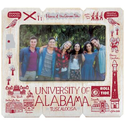 Alabama Julia Gash 4 x 6 inch Distressed Picture Frame