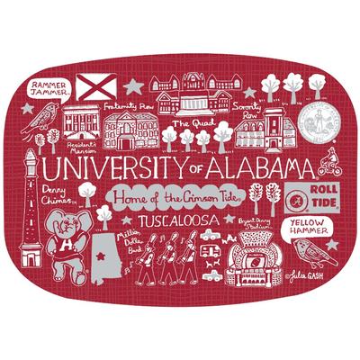 Alabama Crimson Tide Julia Gash 14 inch Serving Platter