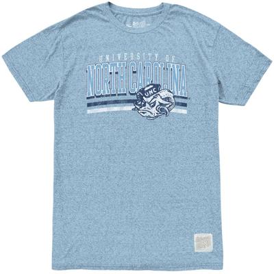 UNC Retro Brand Mascot Mock Twist Short Sleeve Tee
