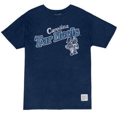 UNC Retro Brand Logo Slub Short Sleeve Tee