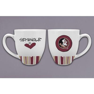 Florida State Magnolia Lane Heart Mug