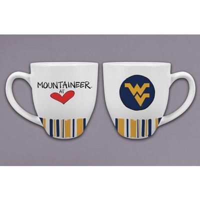 West Virginia Magnolia Lane Heart Mug