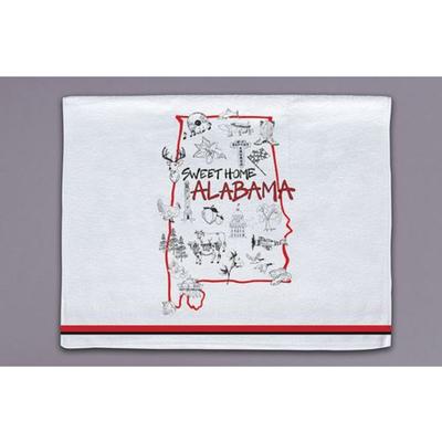 Magnolia Lane State Icons Towel