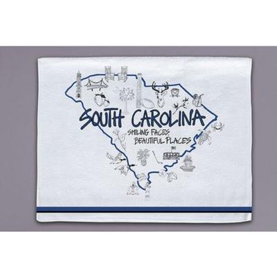Magnolia Lane State Icons Towel
