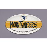  West Virginia Magnolia Lane Melamine Mountaineers Oval Platter