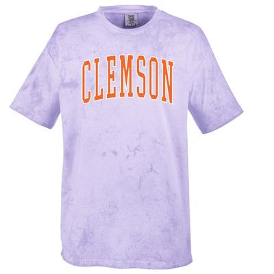 Clemson Summit Colorblast Arch Short Sleeve Tee