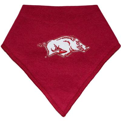 Arkansas Creative Knitwear Bandana Razorback Logo Print Bib