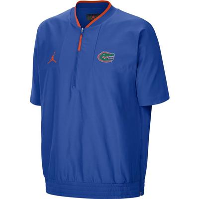 Florida Nike Men's Jordan Brand Lightweight Coach Short Sleeve Jacket