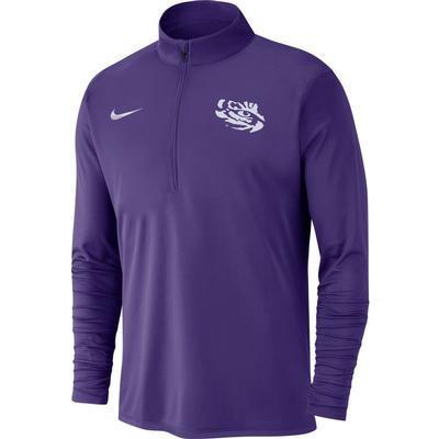 LSU Nike Men's Dry Pacer Quarter Zip Pullover