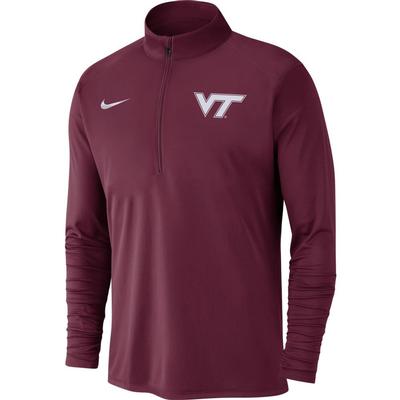 Virginia Tech Nike Men's Dry Pacer Quarter Zip Pullover