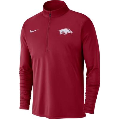 Arkansas Nike Men's Dry Pacer Quarter Zip Pullover