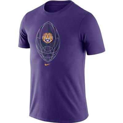 LSU Nike Men's Legend Modern Football Short Sleeve Tee