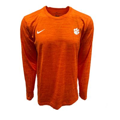Clemson Nike Men's Legend Velocity Long Sleeve Tee