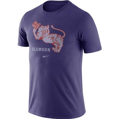 Clemson Nike Men's Vault Old School Logo Short Sleeve Tee