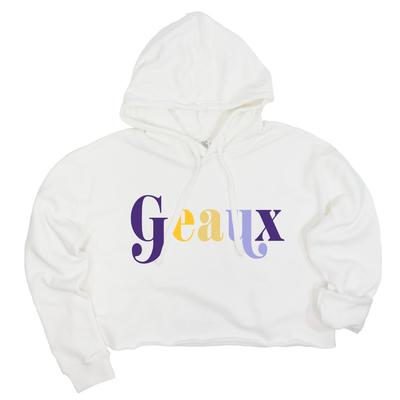 LSU Kickoff Game On Cropped Hoodie