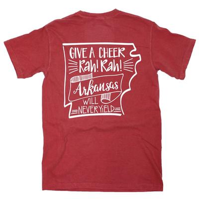 Arkansas Kickoff Pep Squad Comfort Colors Pocket Tee