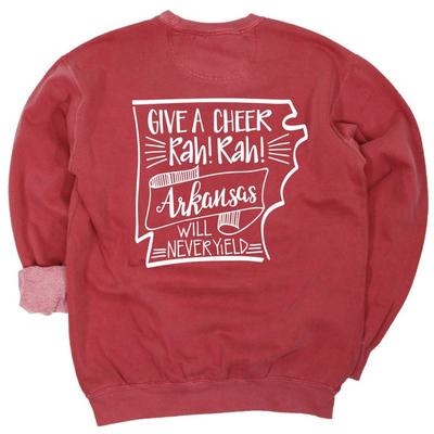 Arkansas Kickoff Pep Squad Comfort Colors Crew