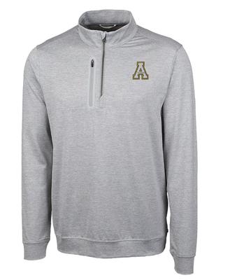 Appalachian State Cutter and Buck Men's Stealth 1/2 Zip Pullover