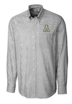 Appalachian State Cutter and Buck Men's Tattersall Dress Shirt