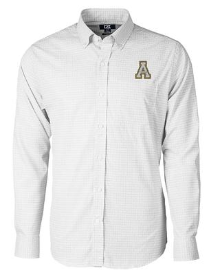 Appalachian State Cutter and Buck Men's Versatech Tattersall Dress Shirt
