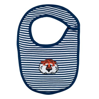 Auburn Infant Creative Knitwear Aubie Striped Knit Bib