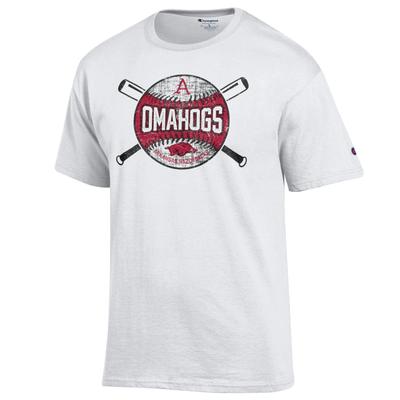 Arkansas Champion Omahogs Baseball Tee