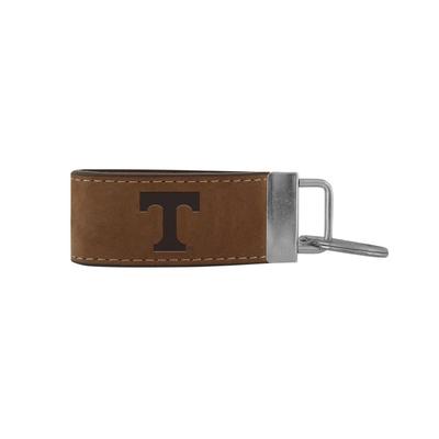 Tennessee Zeppro All Leather Embossed Key Fob