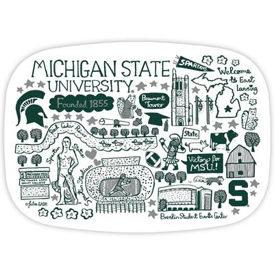 Michigan State Julia Gash 14 inch Serving Platter