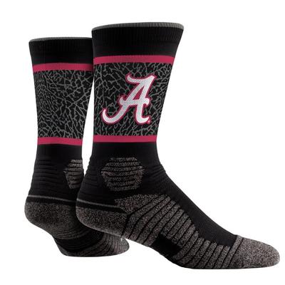 Alabama Elephant Print Performance Sock