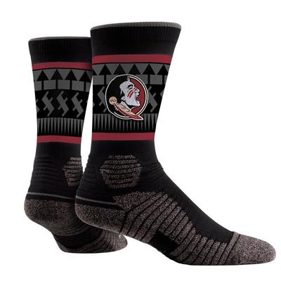 Florida State Tribal Print Performance Sock