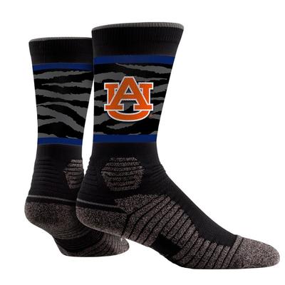Auburn Tribal Print Performance Sock