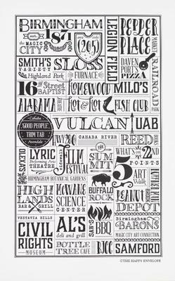 The Happy Envelope Birmingham City Print