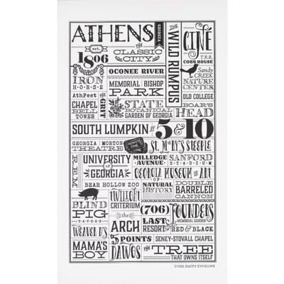 The Happy Envelope Athens City Print