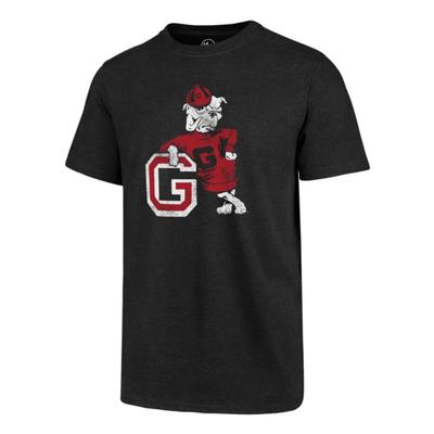Georgia Vintage G with Leaning Bulldog Short Sleeve Tee