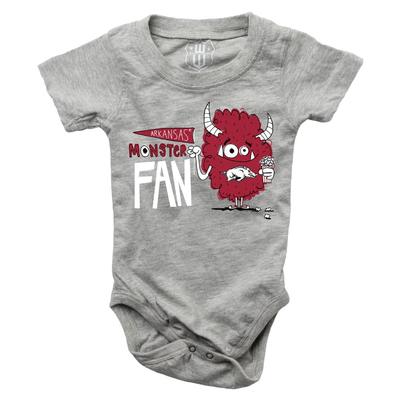 Arkansas Infant Monster Fan Onesie
