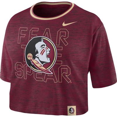 Florida State Nike Women's Slub Crop Tee